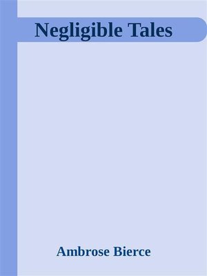 cover image of Negligible Tales